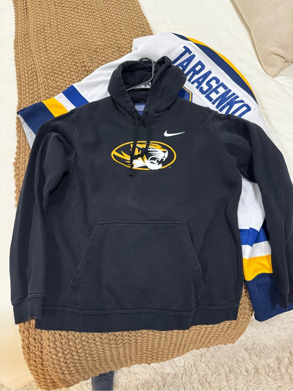 Nike Black Mizzou University Logo Pullover Hoodie